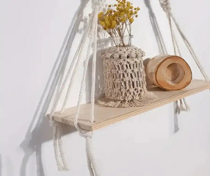 Cotton Rope Wall Tapestry Plant Holder