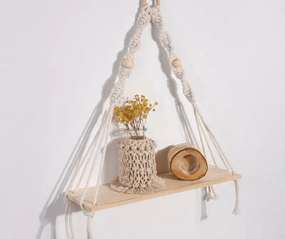 Cotton Rope Wall Tapestry Plant Holder