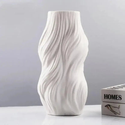 Ethereal Wave Vase Ceramic